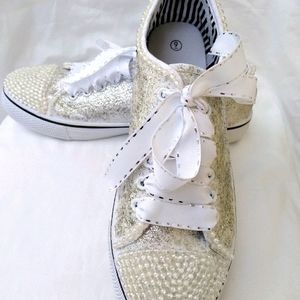 New Wending White Bride Shoes Canvas, Sneaker #8